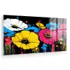 Graffiti - Bloemen - Kleur plexiglas 5mm klein -zzzproduct_nieuw