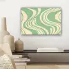 Golvende lijnen - Mintgroen - Dansende vormen canvas 2cm klein -sfeer6