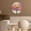 Aquarel - Boom - Kunst - Abstract Akoestische PET Vilt - Rond klein -sfeer1
