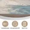 Doorkijk - Helmgras - Duinen - Zee - Landschap Akoestische PET Vilt - Rond klein -closeup_NL