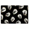 Oesters - Zwart - Vissen - Goud Placemat vinyl groot -zzsfeer1_Kitchenyeah-website