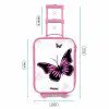 Magenta monarch Kinderkoffer - Roze klein -productfoto_formaten