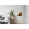 Kreeft - Zwart - Goud - Luxe textielposter latten blank klein -woonkamer