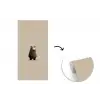 Beer - Donkerbruin - Minimalistisch fotobehang vinyl groot -3d