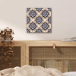 Floraal - Ornament - Blauw aluminium wit klein 46 -sfeer3