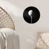 Golfbal - Minimalistisch - Wit Wandcirkel behangsticker klein -sfeer4