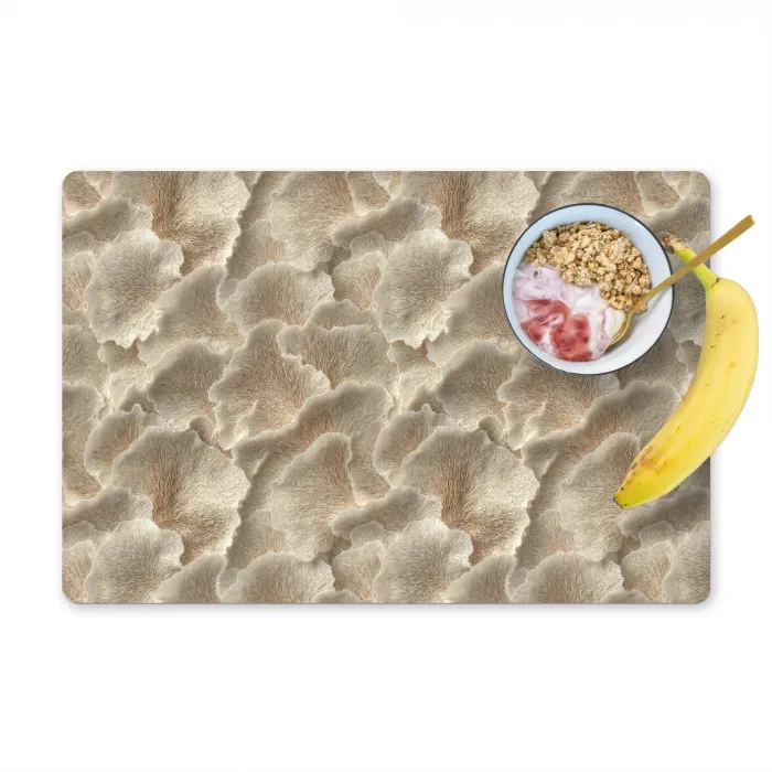 Waaierstructuren - Beige - Vezeltextuur Placemat vinyl groot 368 -zzzproduct_Kitchenyeah-website