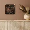 Chimpansee - Stoel - Pak - Bruin plexiglas 5mm klein -sfeer5