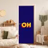 Blauw - Geel - OH - Schaduw deurposter klein -sfeer2