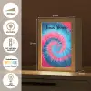 Spiraal - Roze - Blauw Light Box met kabel (Kinderlampje) klein -USP_NL