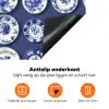 Borden - Floraal - Blauw Inductie beschermer vinyl 3mm klein 276 -zzzzzzz-td-onderkant