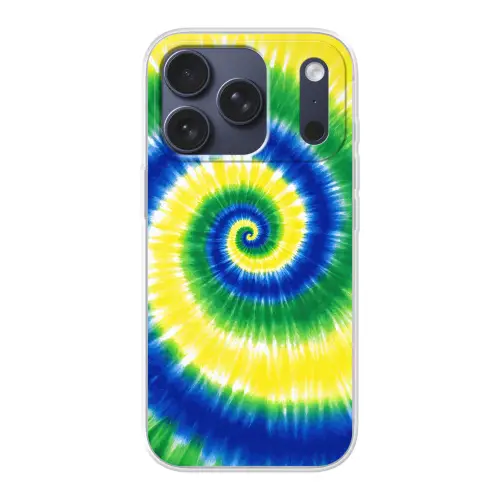 Spiraal - Groen - Draaiend Telefoonhoesje iPhone 17 Pro klein -3d