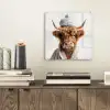 Schotse hooglander - Badjas - Koe - Dieren plexiglas 5mm klein -sfeer1