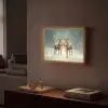 Kerstmagie - Winterwoud - Rendier Light Box met batterij (Wandlamp) middel -sfeer1