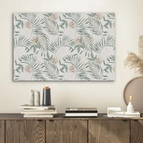 Bohemian - Bloemen - Bladeren - Jungle - Tropical PET vilt middel -sfeer1