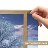 Seizoenen - Kunst - Boom - Herfst - Winter Light Box met batterij (Wandlamp) middel -USP_websiteprintNL