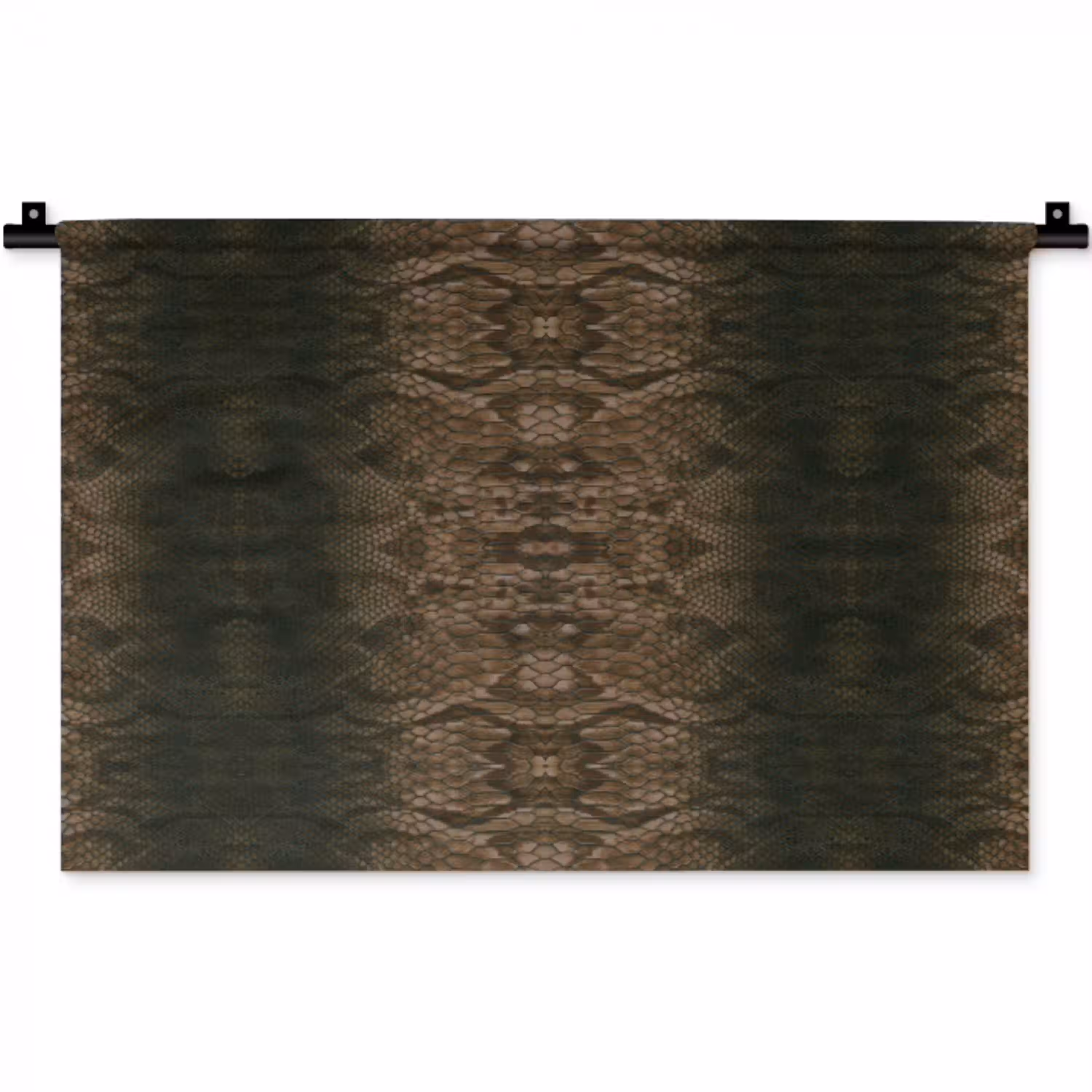 Slang - Boa - Diep - Bruin Wandkleed katoen klein 269 -zz3d
