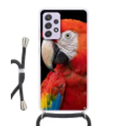 Ara - Portret - Rood Hoesje Samsung Galaxy A52 5G met koord klein -3d