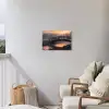 Brug - Mist - Bomen - Water Tuinposter op houten frame 2 cm dik klein -sfeer1