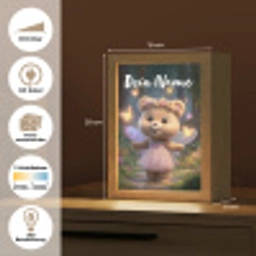 Beer - Vlinders - Bos - Fairy Light Box met kabel (Kinderlampje) klein -USP_websiteoverzichtDE