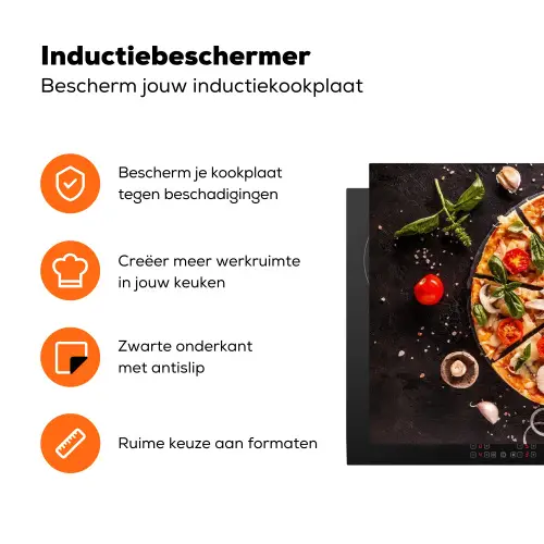 Mediterraans Feestmaal Inductie beschermer vinyl 3mm klein -zzzzzzz-td-ups