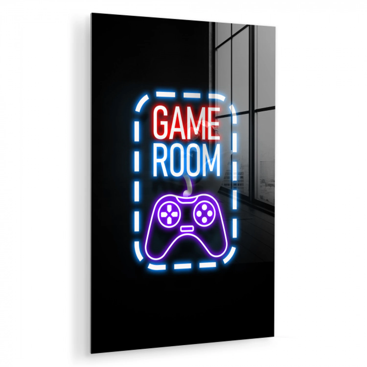 Neon - Quotes - Game room - Controller - Zwart plexiglas 5mm klein -zzzproduct_nieuw