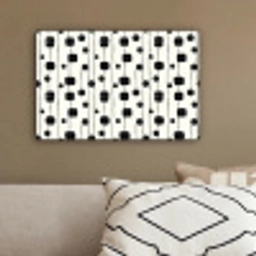 Grafisch - Modern - Zwart canvas 2cm klein 34 -sfeer3