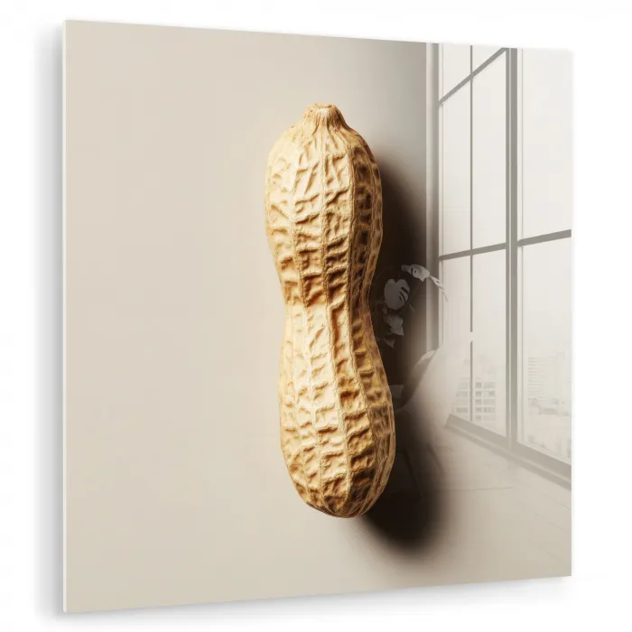 Pinda - Ruw - Beige plexiglas 5mm klein -zzzproduct_nieuw