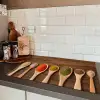 Pollepel - Kruiden - Eten - Specerijen - Tafel Inductie beschermer vinyl 3mm klein -sfeer3