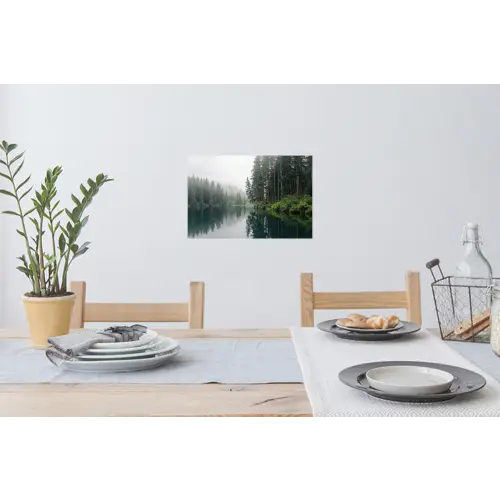 Bergen - Meer - Bos Muursticker klein -eettafel