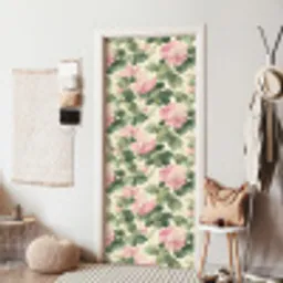 Rozen - Botanisch - Roze deurposter klein 289 -sfeer6