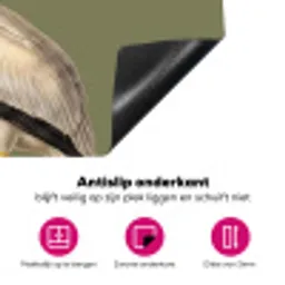 Pelikaan - Wit - Vogel - Klassiek - Natuur Inductie beschermer vinyl 3mm klein -wsfeer4_website