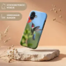 Kolibrie - Bloem - Natuur - Groen Toughcase MagSafe Apple iPhone 17 klein -USP_RandenV_NL