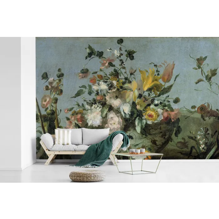 Bloemen - Oude Meesters - Olieverf fotobehang vinyl groot -woonkamer