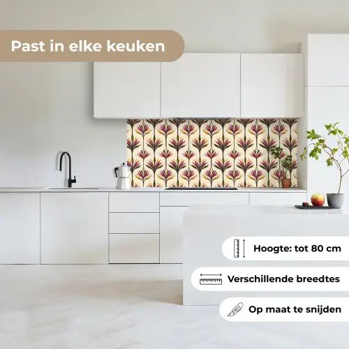 Waaier - Motief - Kleurrijk keuken achterwand 2 middel 871 -sfeer4_NL