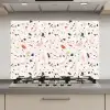 Terrazzo - Patroon - Kleurrijk keuken achterwand spatscherm klein 900 -3d_website