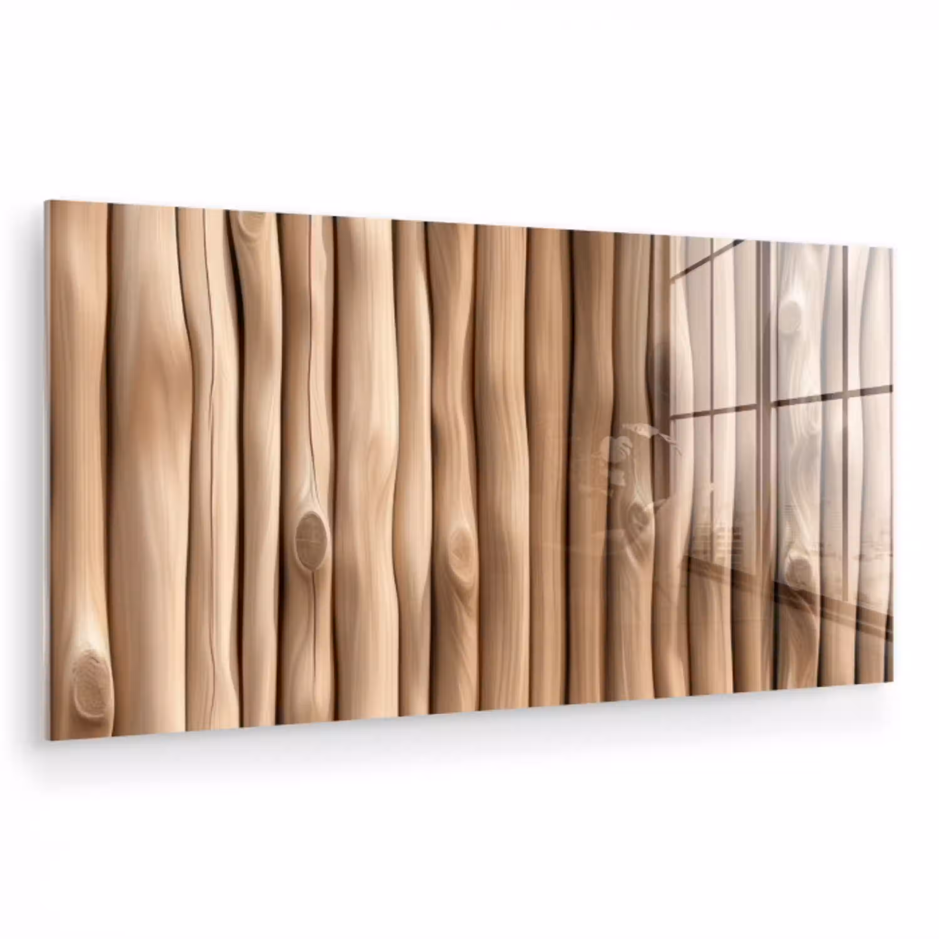 Hout - Stam - Lichtbruin plexiglas 5mm klein -zzzproduct_nieuw