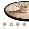 Kerst - Hert - Gewei - Kerstbal - Rendier Fotolijst rond zonder passe partout klein -closeup_NL