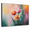 Dromerig - Bloemen - Verfijnde details Textielframe - compleet frame klein -3d