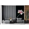 Orchidee - Bloemen - Zwart - Roze - Knoppen fotobehang vinyl groot -bank
