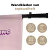 You're doing great - roze - 3D Wandkleed katoen klein -sfeer2