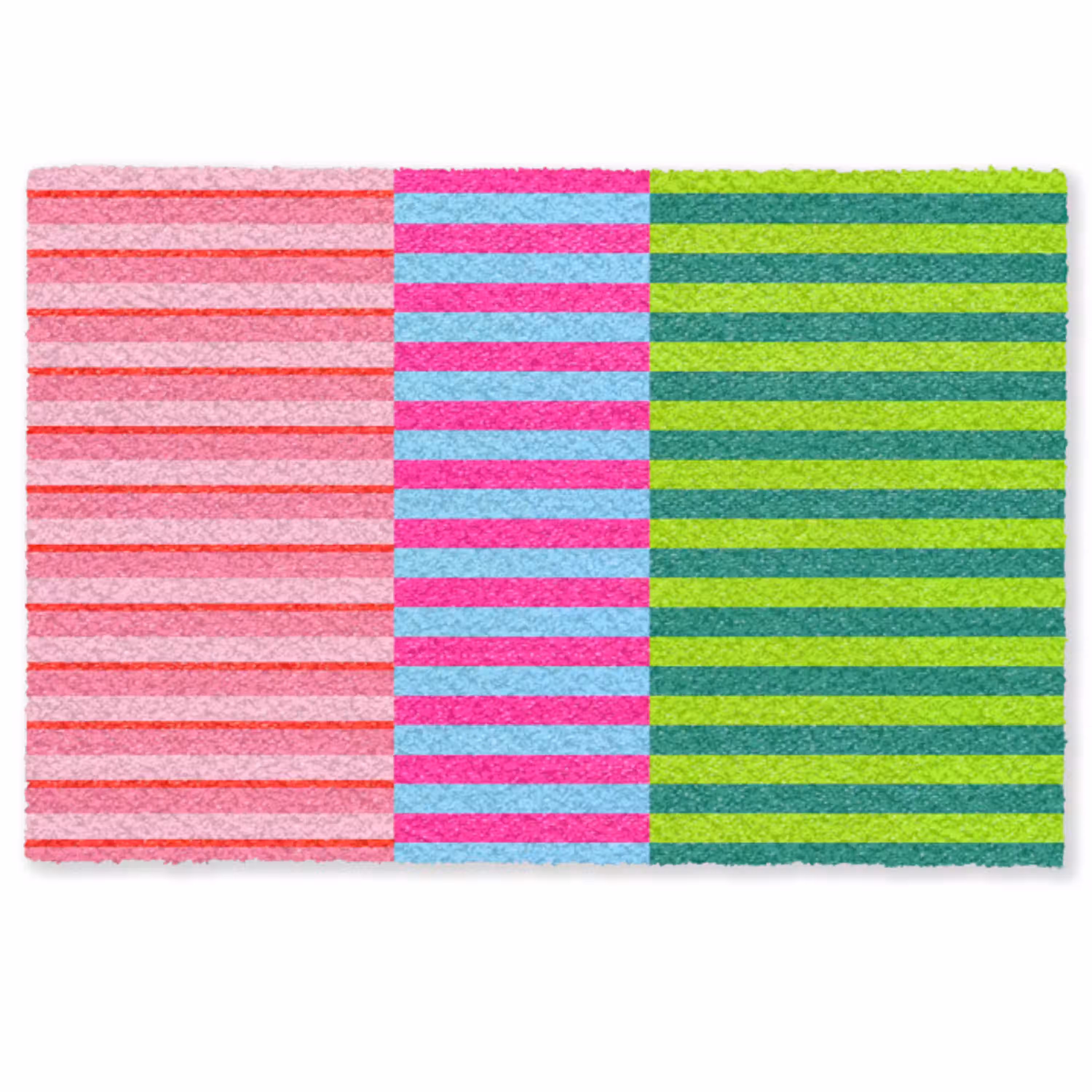 Patroon - Strepen - Modern - Abstract - Kleurrijk Deurmat klein -zkaufland3d