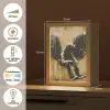 Graffiti - Kunst - Vleugels - Street art - Banksy Style Light Box met kabel (Tafellamp) klein -USP_NL