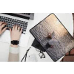 Eenden - Water - Natuur laptophoes neopreen klein -bureau
