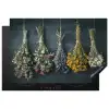 Droogbloemen - Bloemen - Boeket - Stilleven - Touw - Bundel Inductie beschermer vinyl 3mm klein -3d