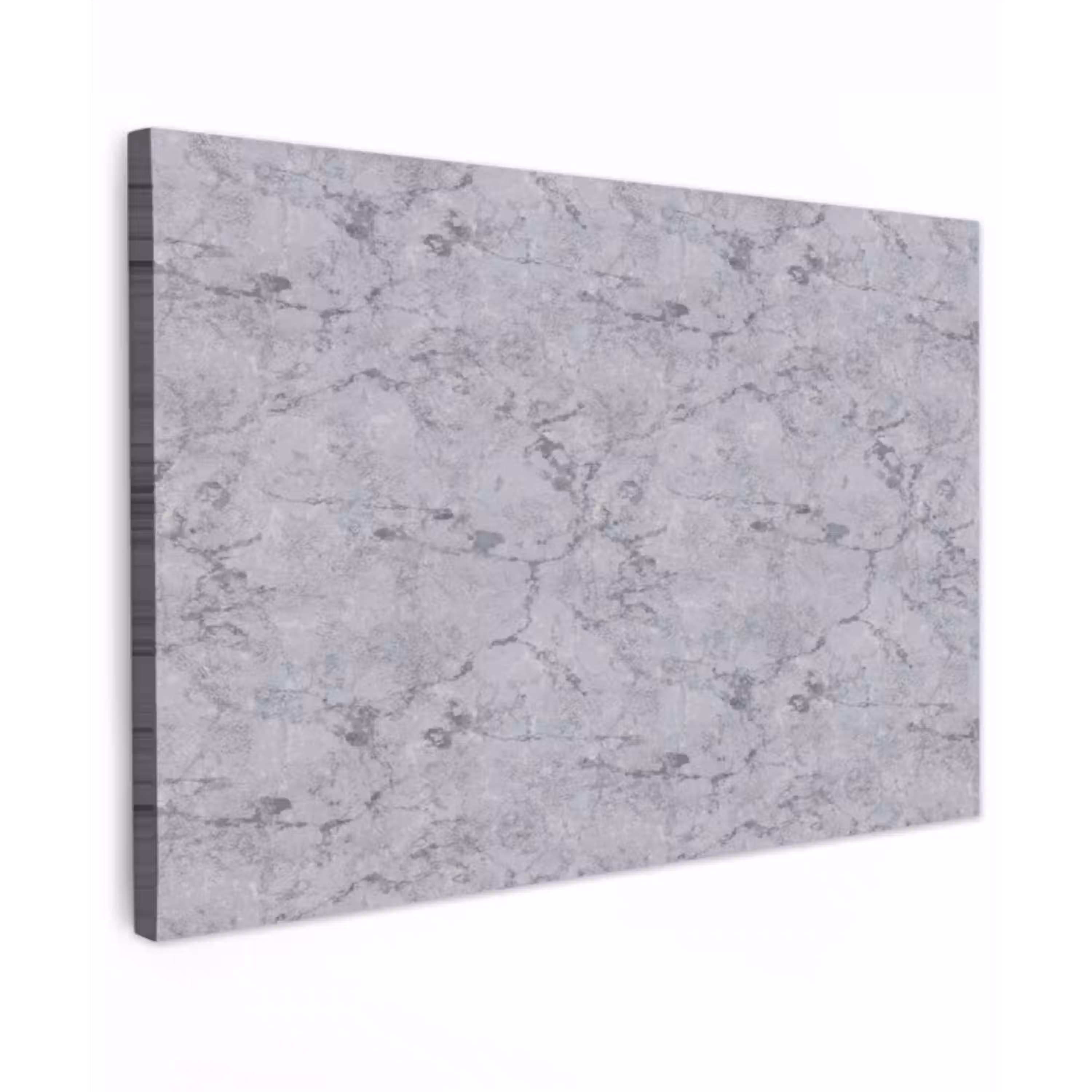Marmerplaat - Patroon - Grijs canvas 2cm klein 34 -z3d