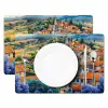 Dorp - Heuvels - Landschap - Bomen Placemat vinyl groot -zzsfeer2_Kitchenyeah-website