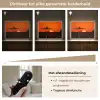 Zonsondergang - Vliegtuig - Oranje - Zon Light Box met batterij (Wandlamp) middel -USP_dimbaarNL