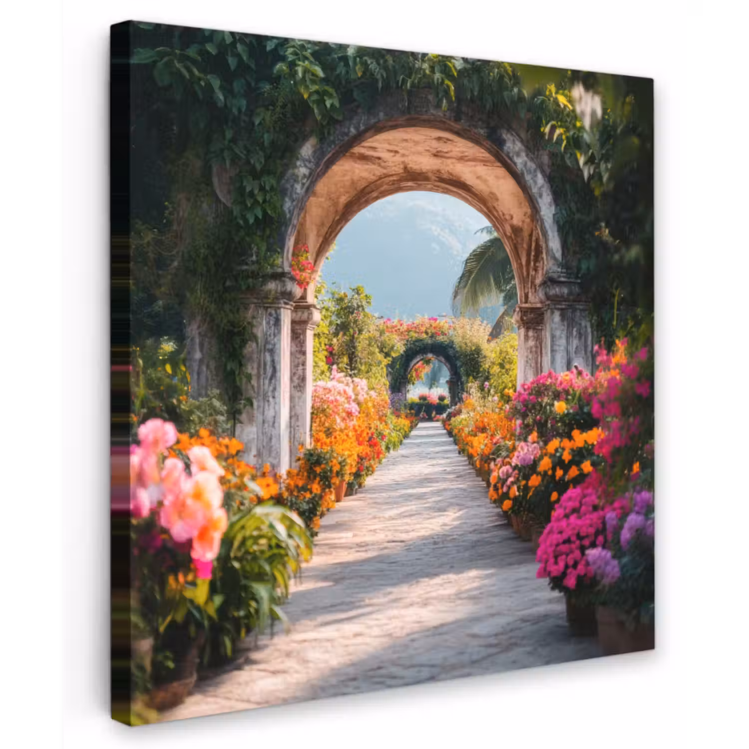 Canvas Print - See-through - Flowers - Tropical - Colorful