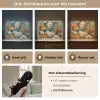 Buddha - Bloemen - Kleurrijk - Modern Light Box met batterij (Wandlamp) middel -USP_lichtkleurNL